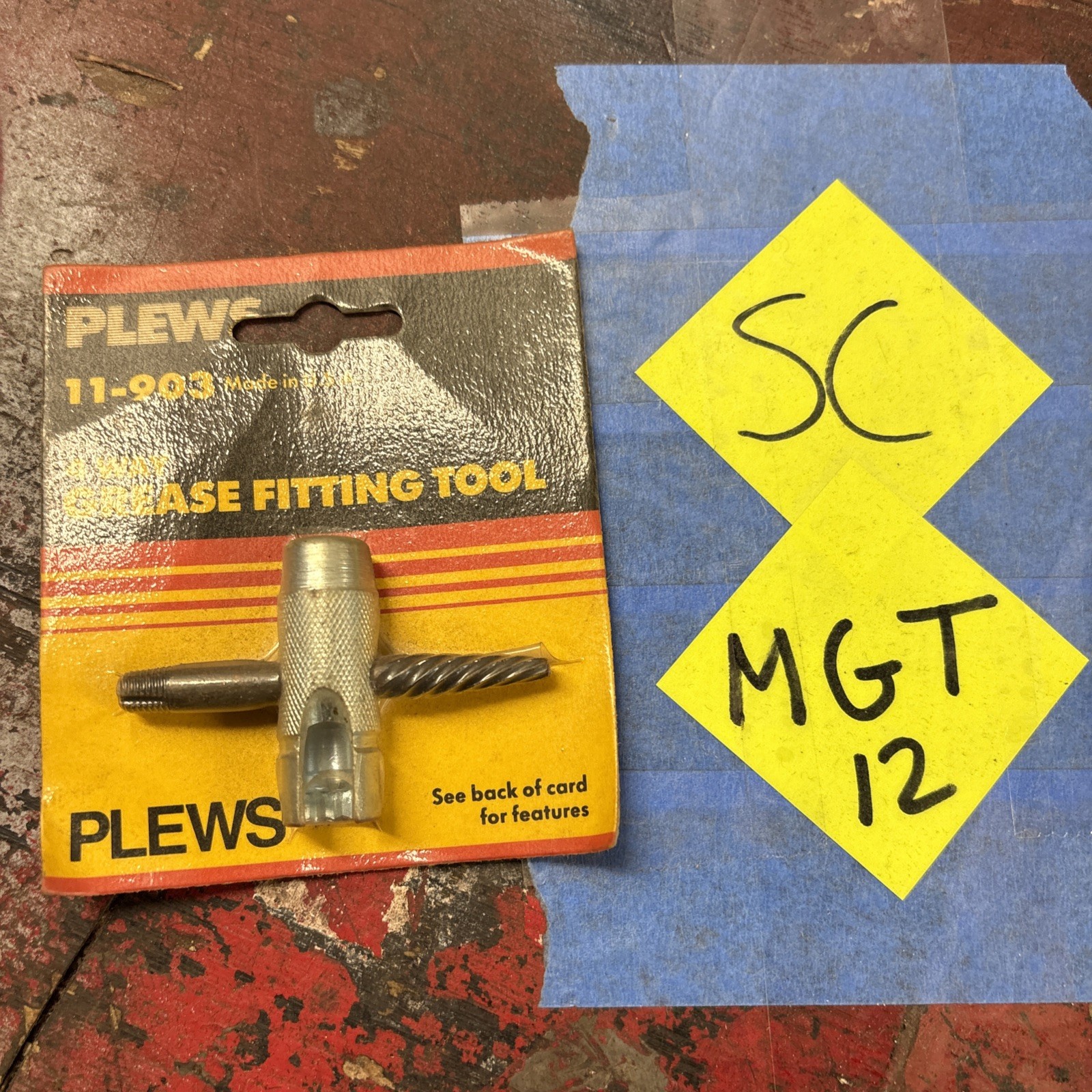 11-903 Parker Automotive Plews 4-way Grease Fitting Tool