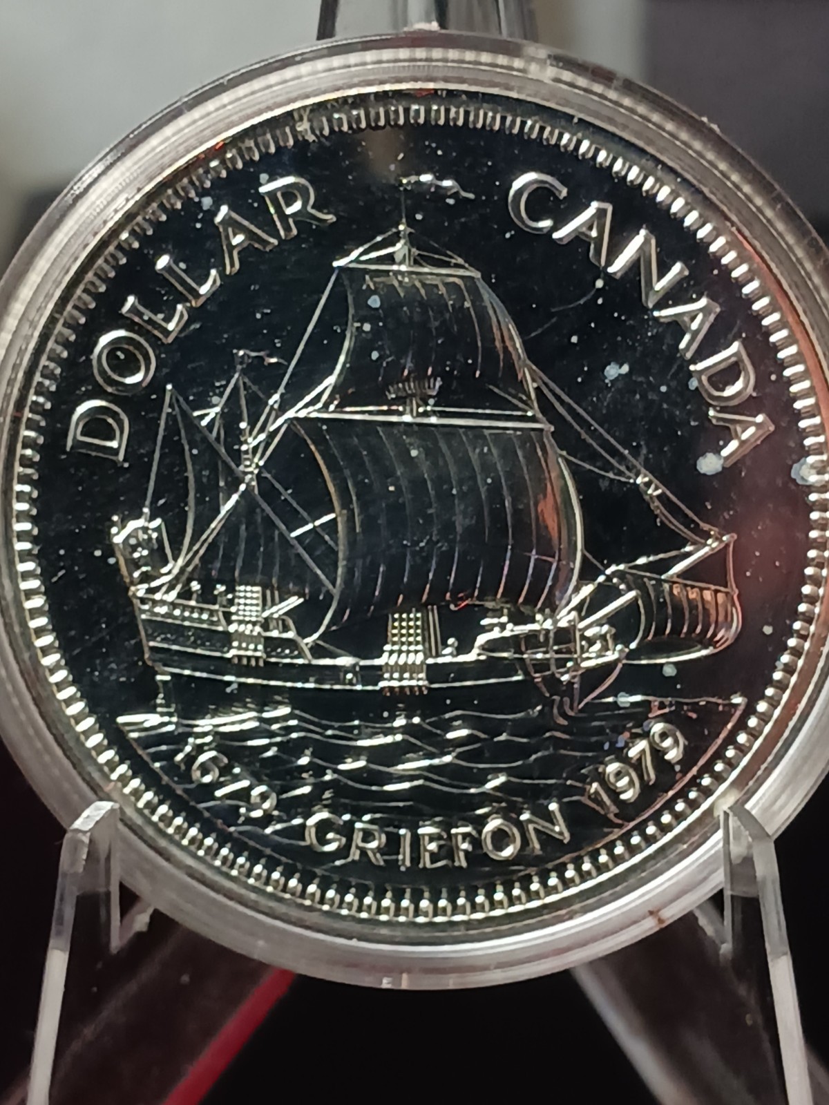 1979 SILVER Canadian Griffon Tricentennial Dollar $1 Coin