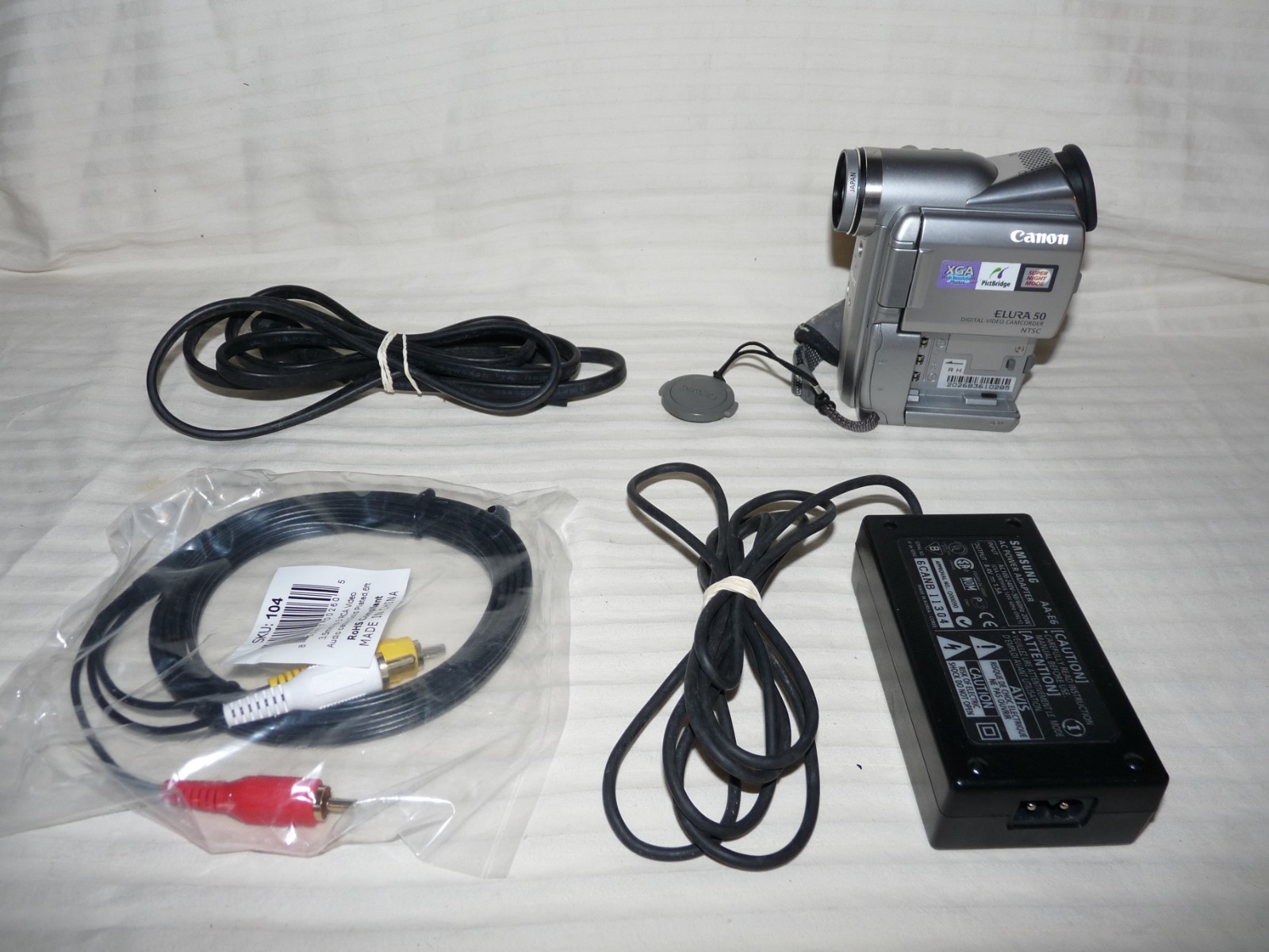READ DESCRIPTION Canon Elura 50 Elura50 A MiniDv Mini Dv Camcorder VCR Player
