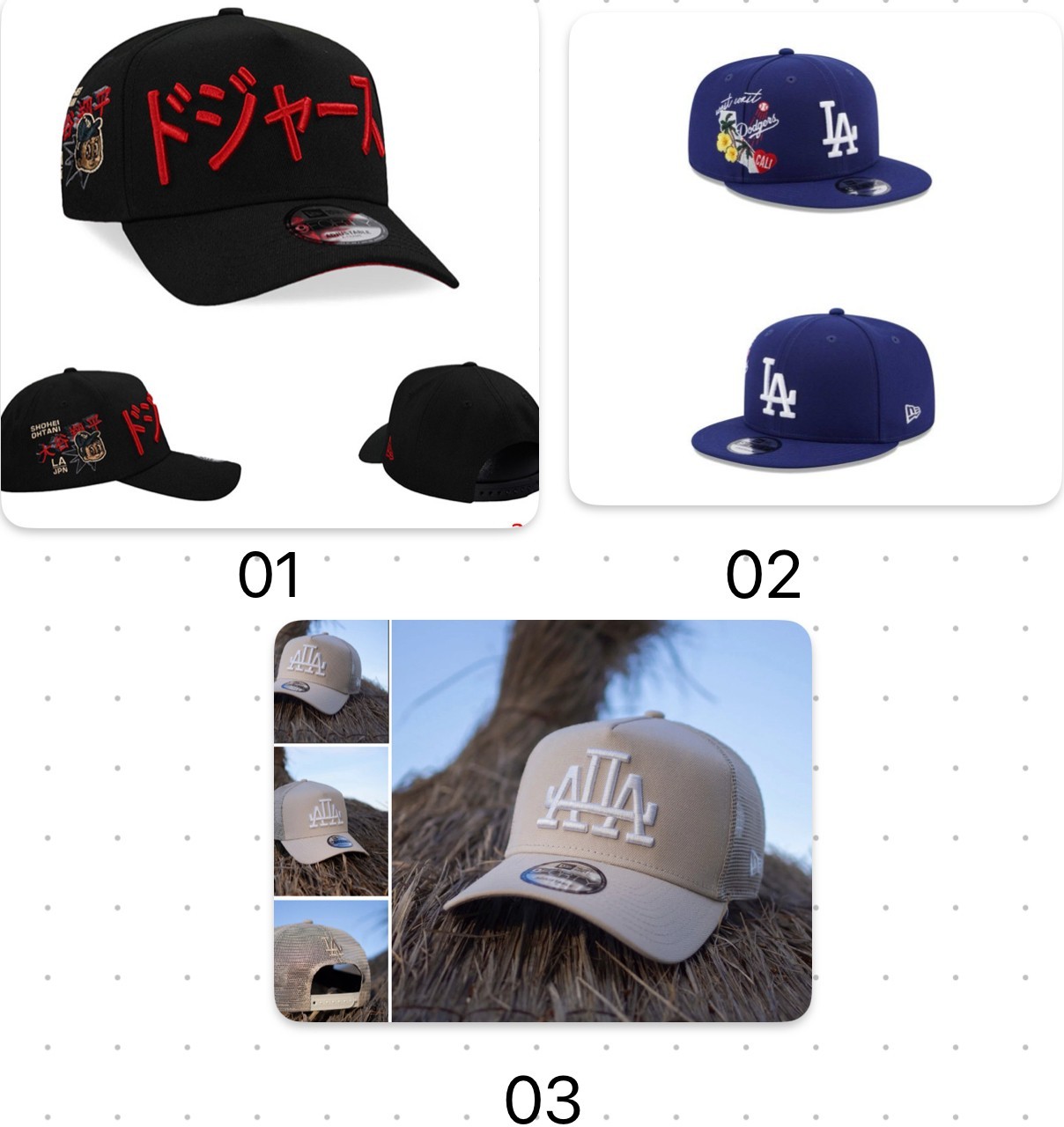 Limited Edition LA Dodgers Snapback Hat Curve/ Flat Brim
