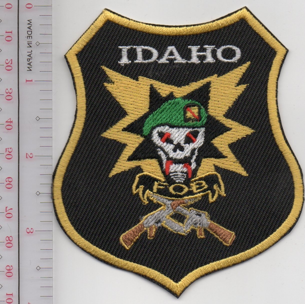 US Army Idaho FOB Patch NO TARIFF