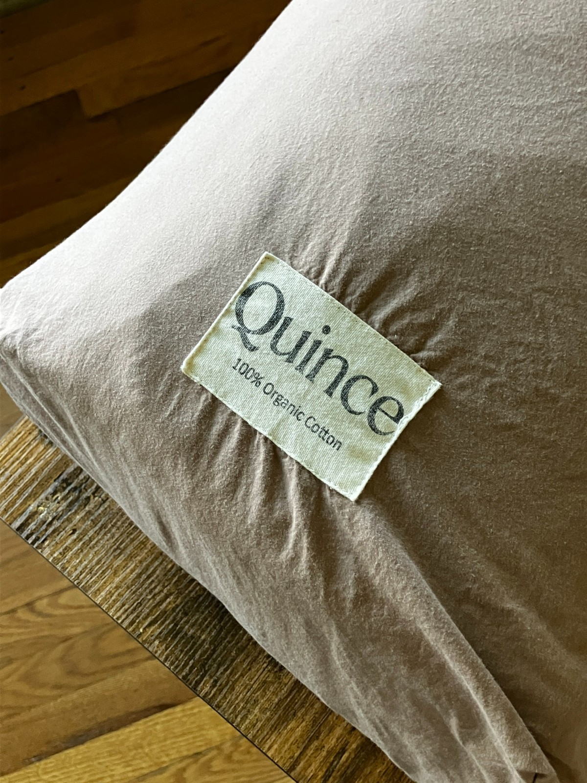 FIG, Quince Cal King Sheet Set Organic Brushed Cotton - PRE-OWNED