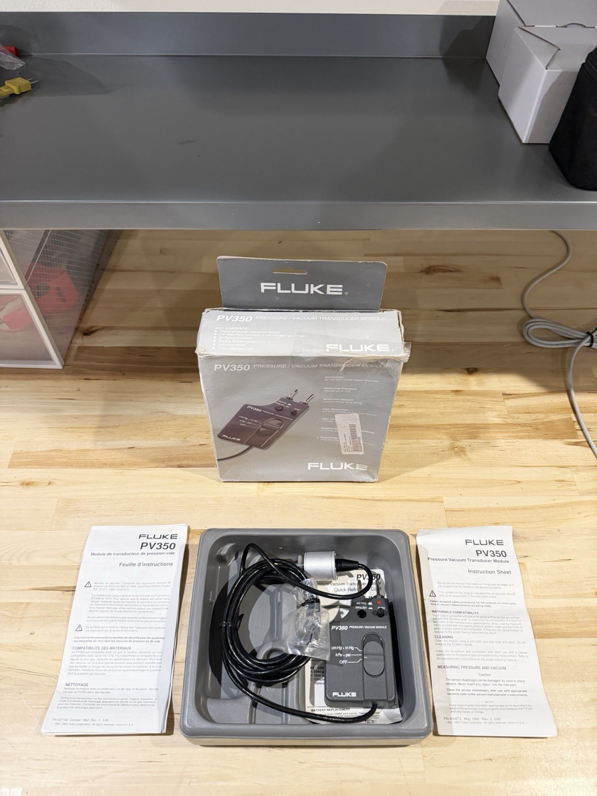 FLUKE PV350 PRESSURE VACUMM TRANSDUCER MODULE (TESTED) SHIPS FAST