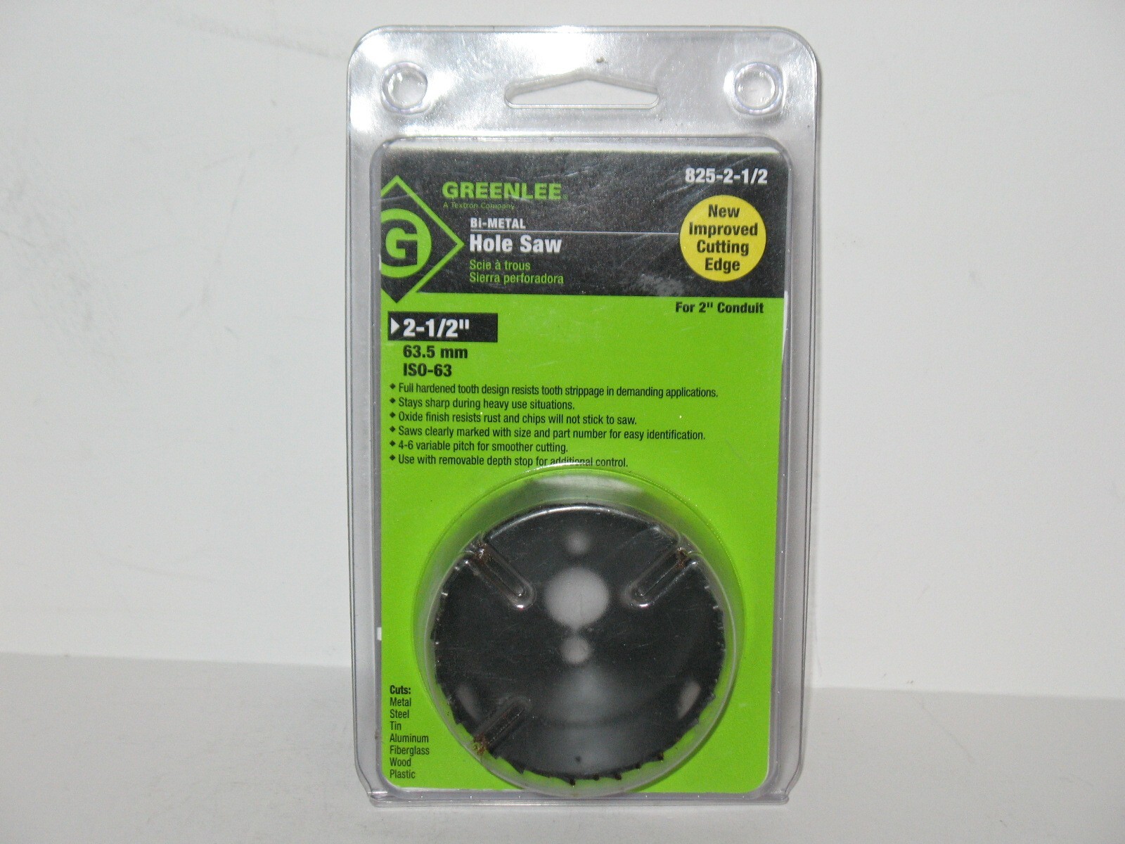 GREENLEE BI-METAL Hole Saw 825-2-1/2