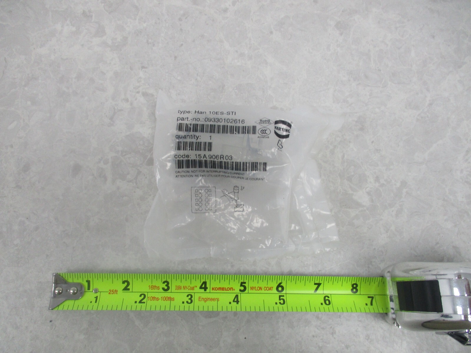 HARTING 09330102616 CONNECTOR INSERT, V0645
