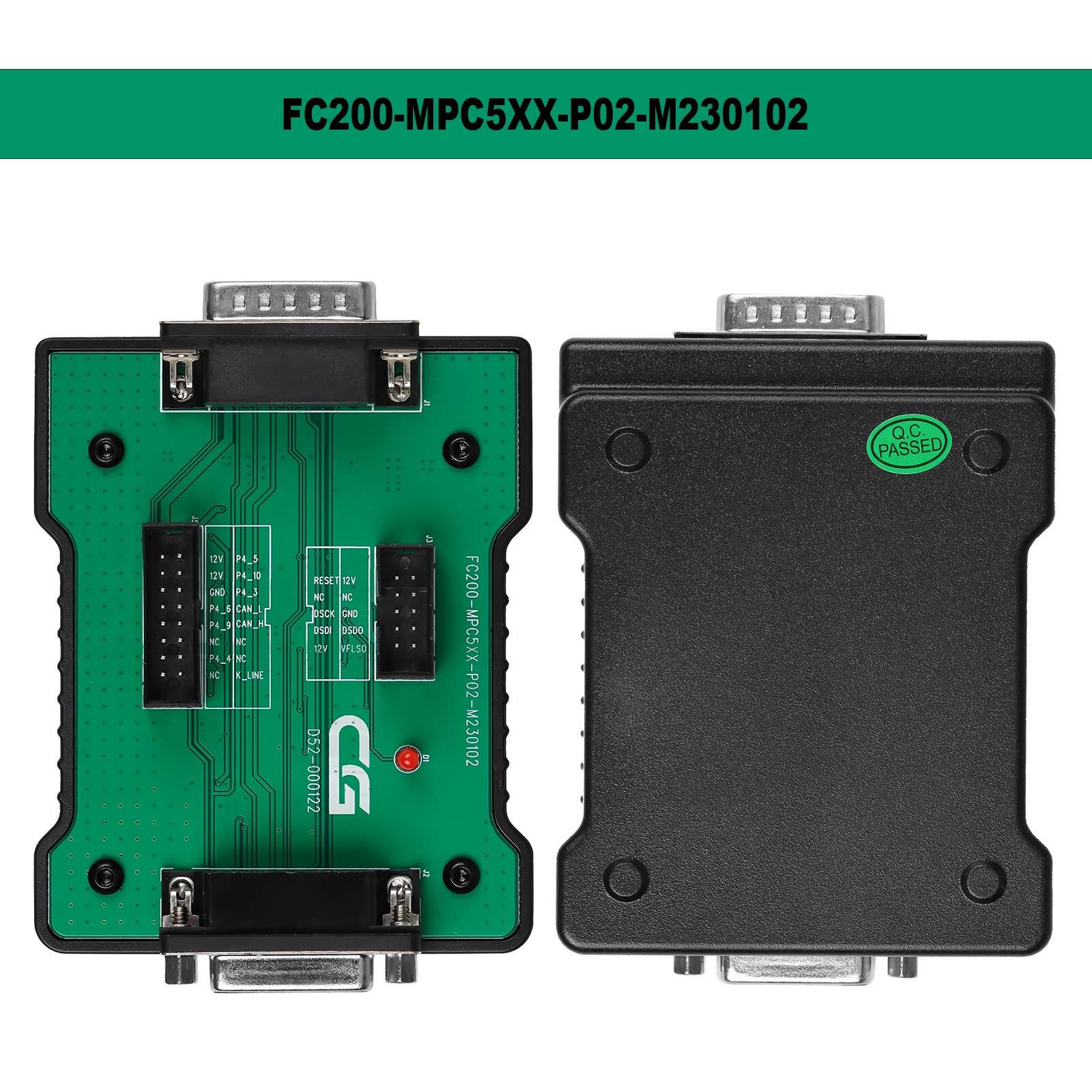 2026 CG FC200 MPC5XX Adapter FC200-MPC5XX-P02-M230102 For BOSCH Read/Write Data
