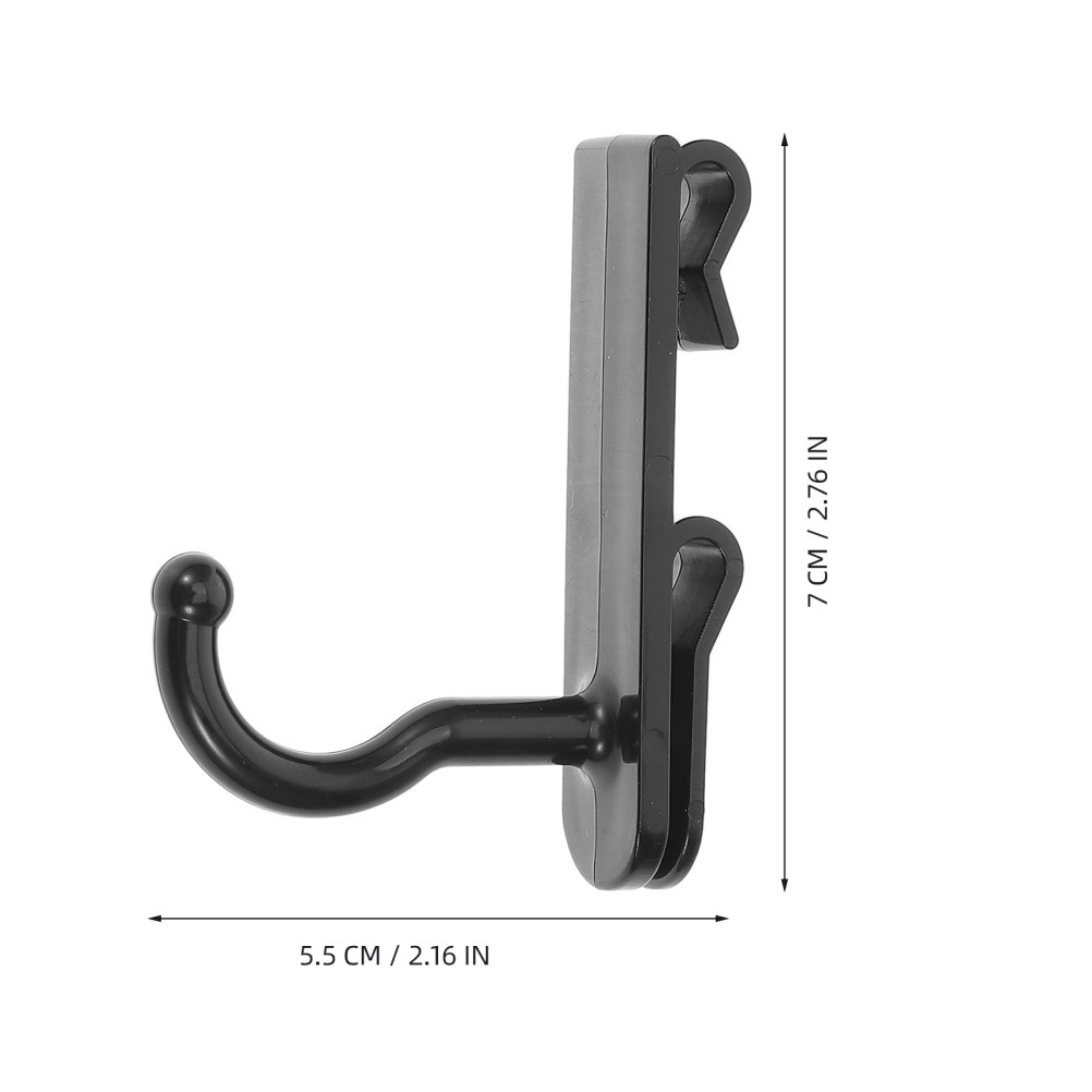24pcs Plastic Hooks Gridwall Hanging Hook Display Grid Wall Hook Gridwall Hook