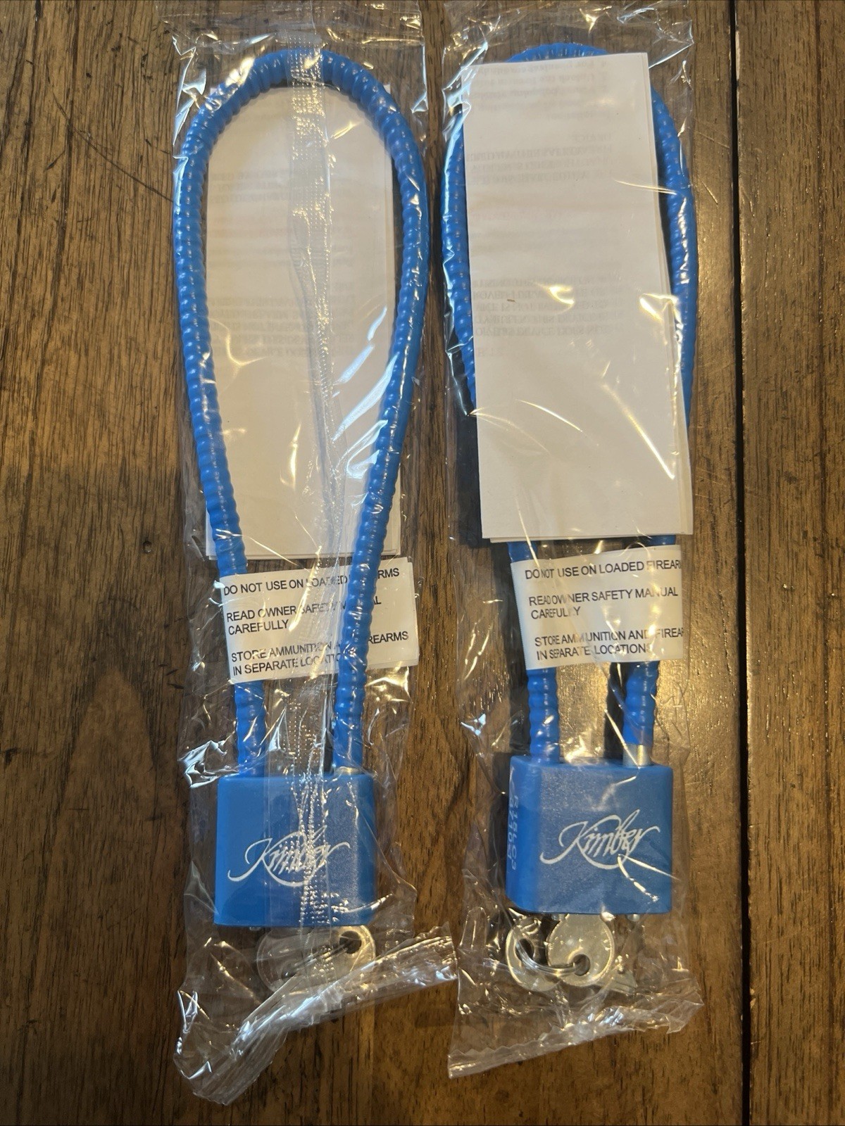 Kimber Regal Firearm Gun Safety Cable Lock Brand New With Keys (2 Locks)
