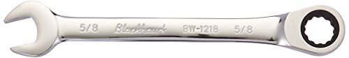 Blackhawk BW-1218 12Pt 5/8-Inch Full Polish Combination Ratcheting Wrench