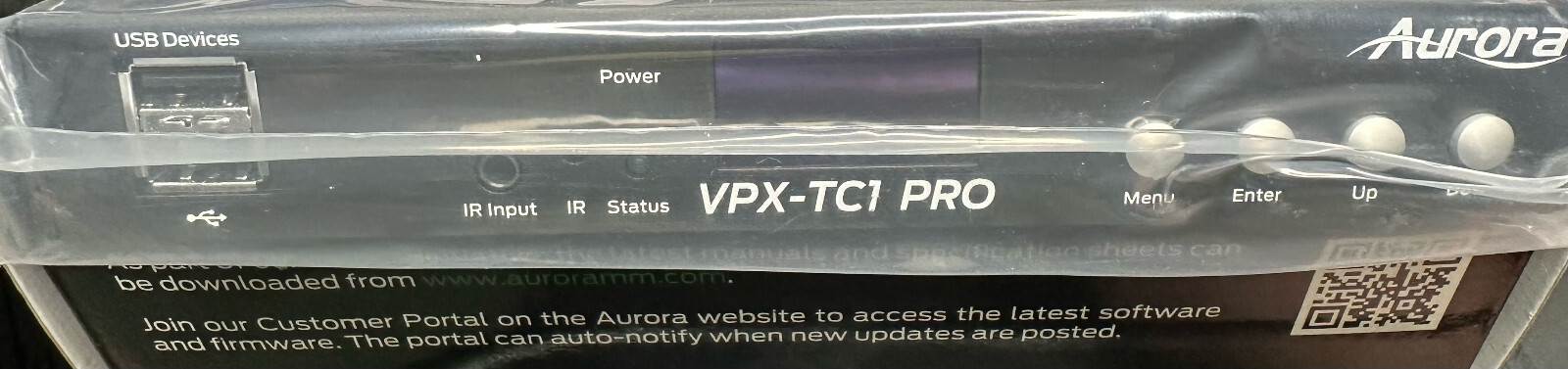 Aurora VPX-TC1-Pro Transceiver 4K60 4:4:4 1Gbps Zero Frame Latency AV over IP