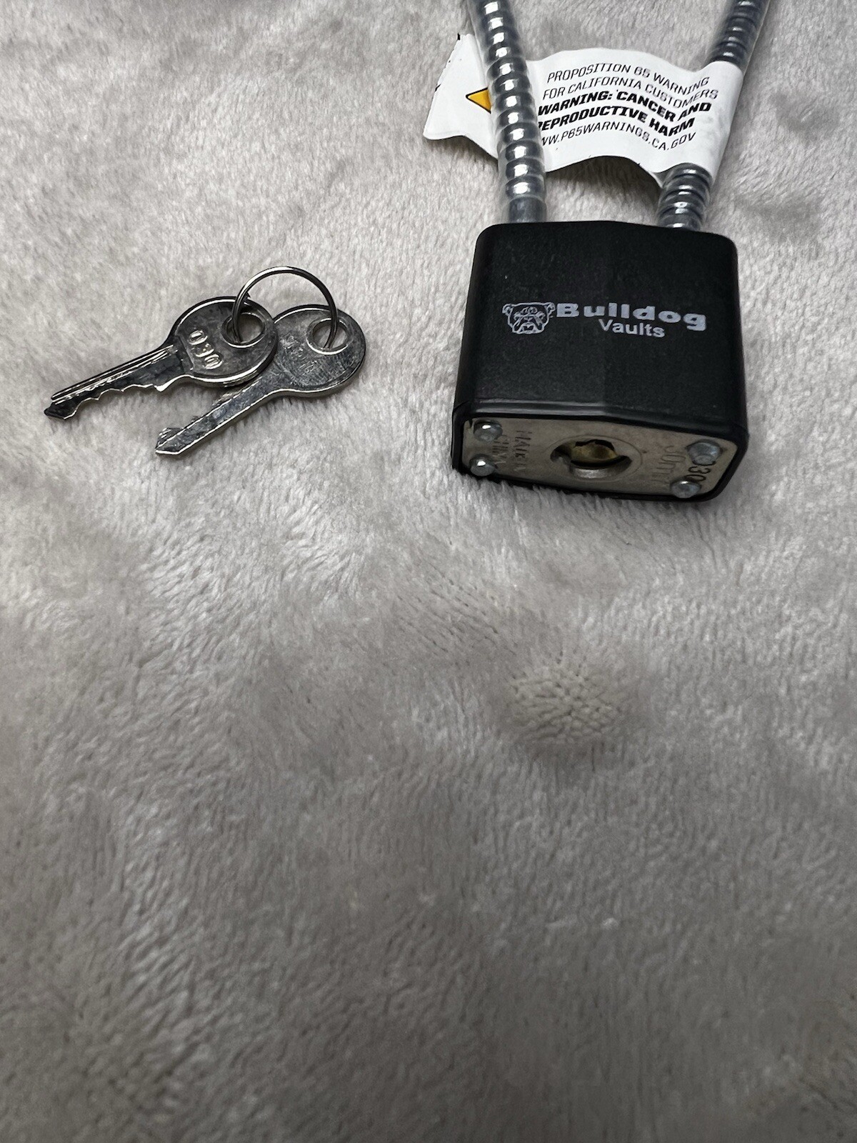 BULLDOG KEYED CABLE TRIGGER LOCK W/ KEYS