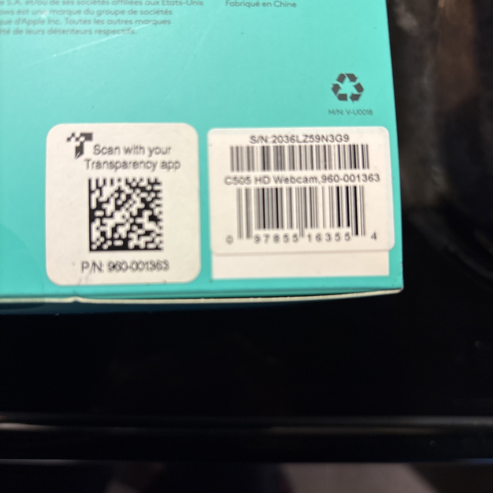 LOGITECH C505 HD WEBCAM WITH LONG RANGE MIC - NEW BOXED