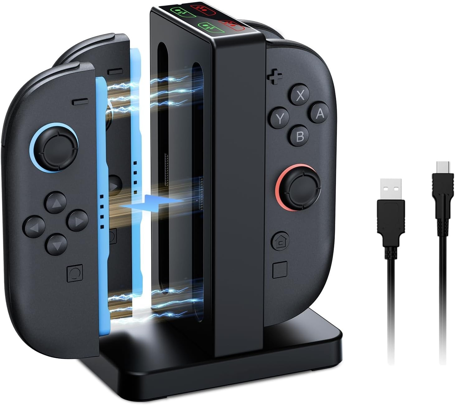 NexiGo Enhanced Controller Charger Compatible with Nintendo Switch 2, USB Type C