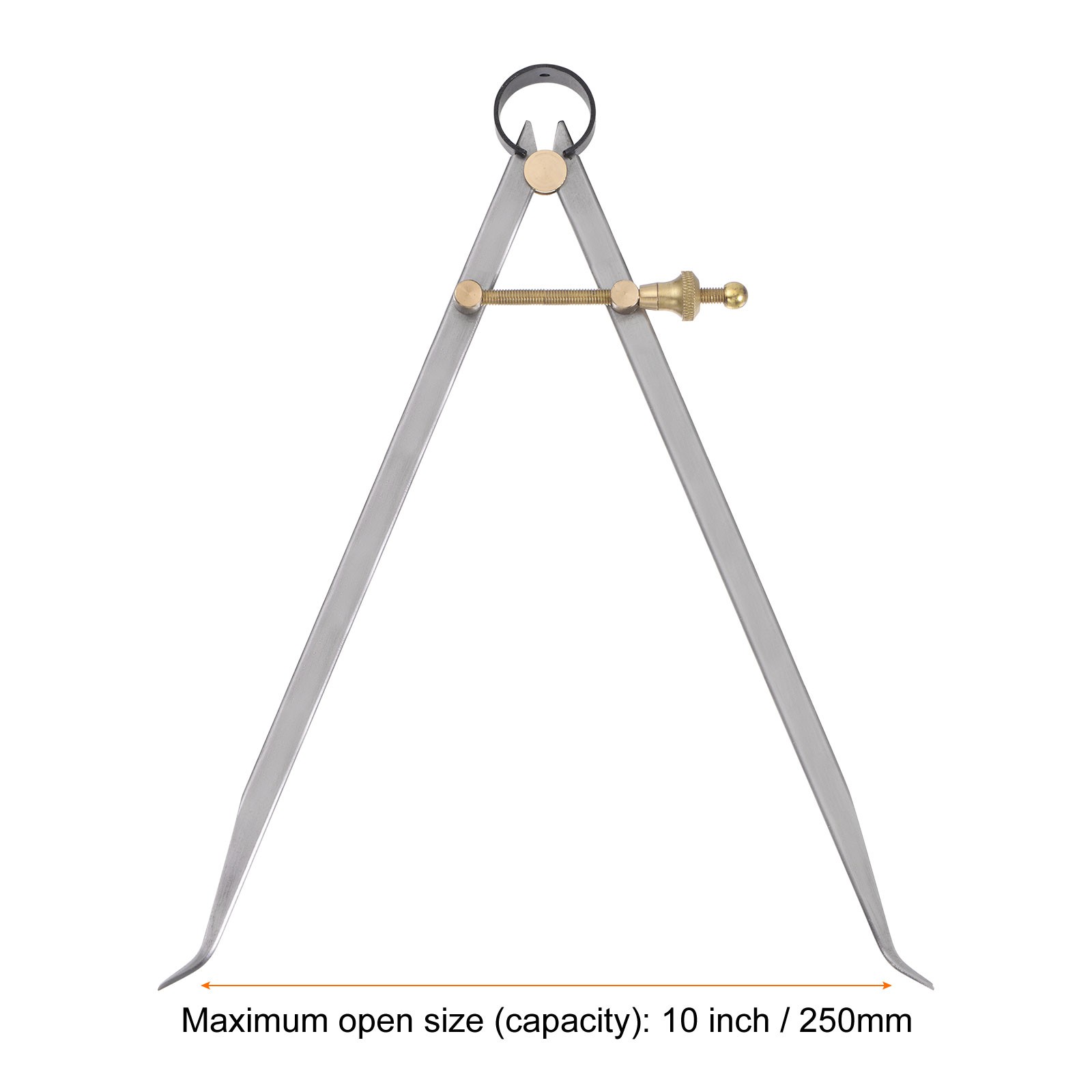 Spring Joint Caliper 10" 250mm Steel Spring Inside Caliper with Brass Fulcrum