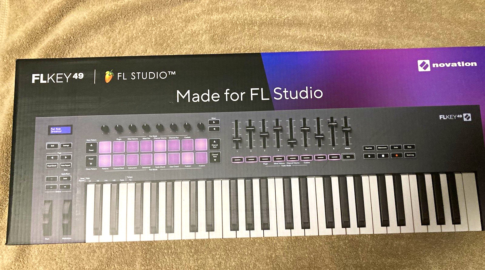 Novation FLkey 49 49-Key USB Keyboard Controller w/ Faders & Pad Triggers