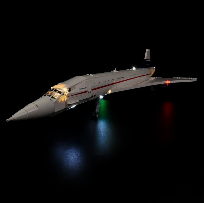 LED Light Kit for Concorde - Compatible with LEGO® 10318 (Classic Version)