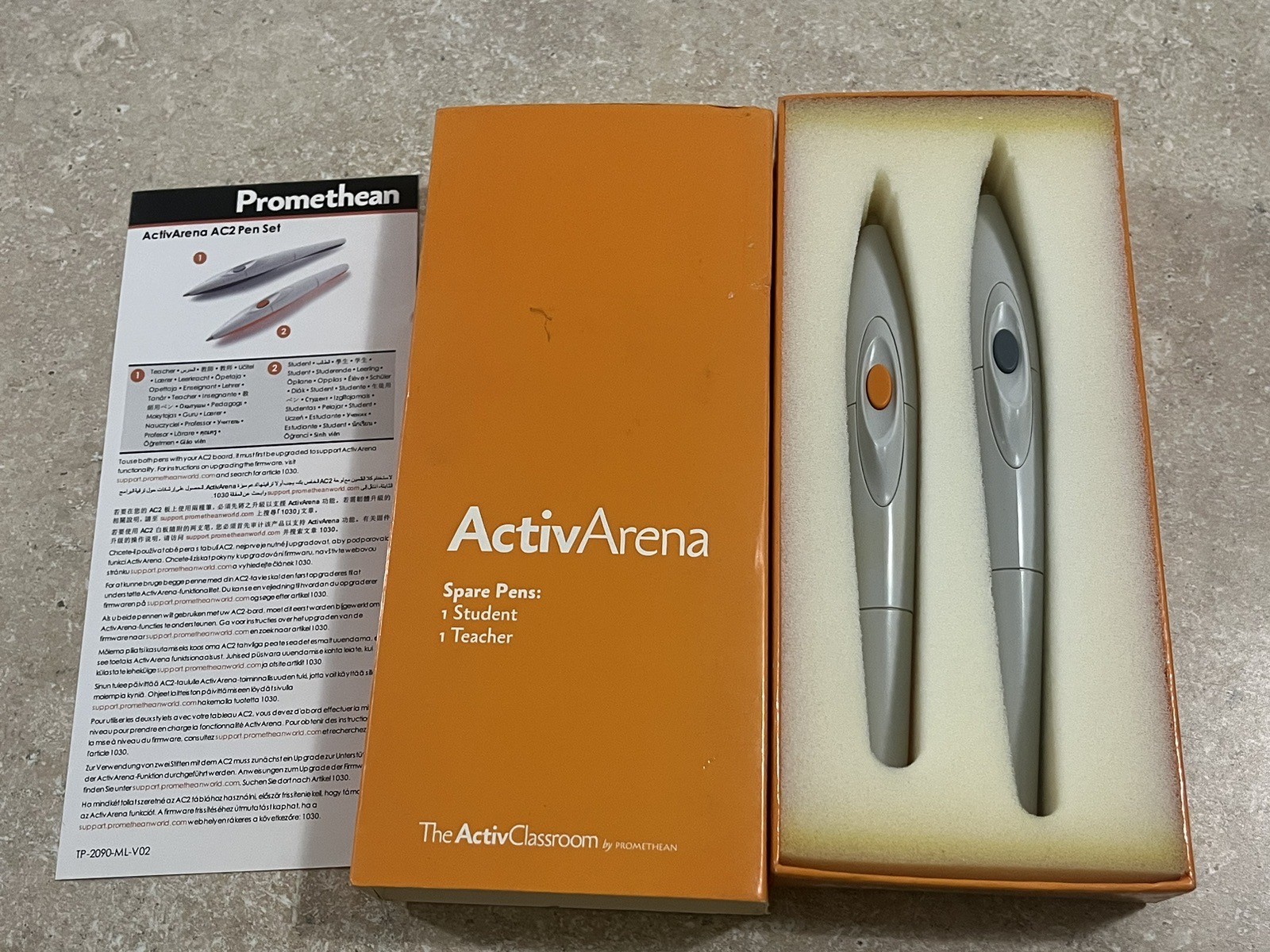 Promethean ActivArena ARAPEN4AC2 Smart Board 4 Digital Pen Set