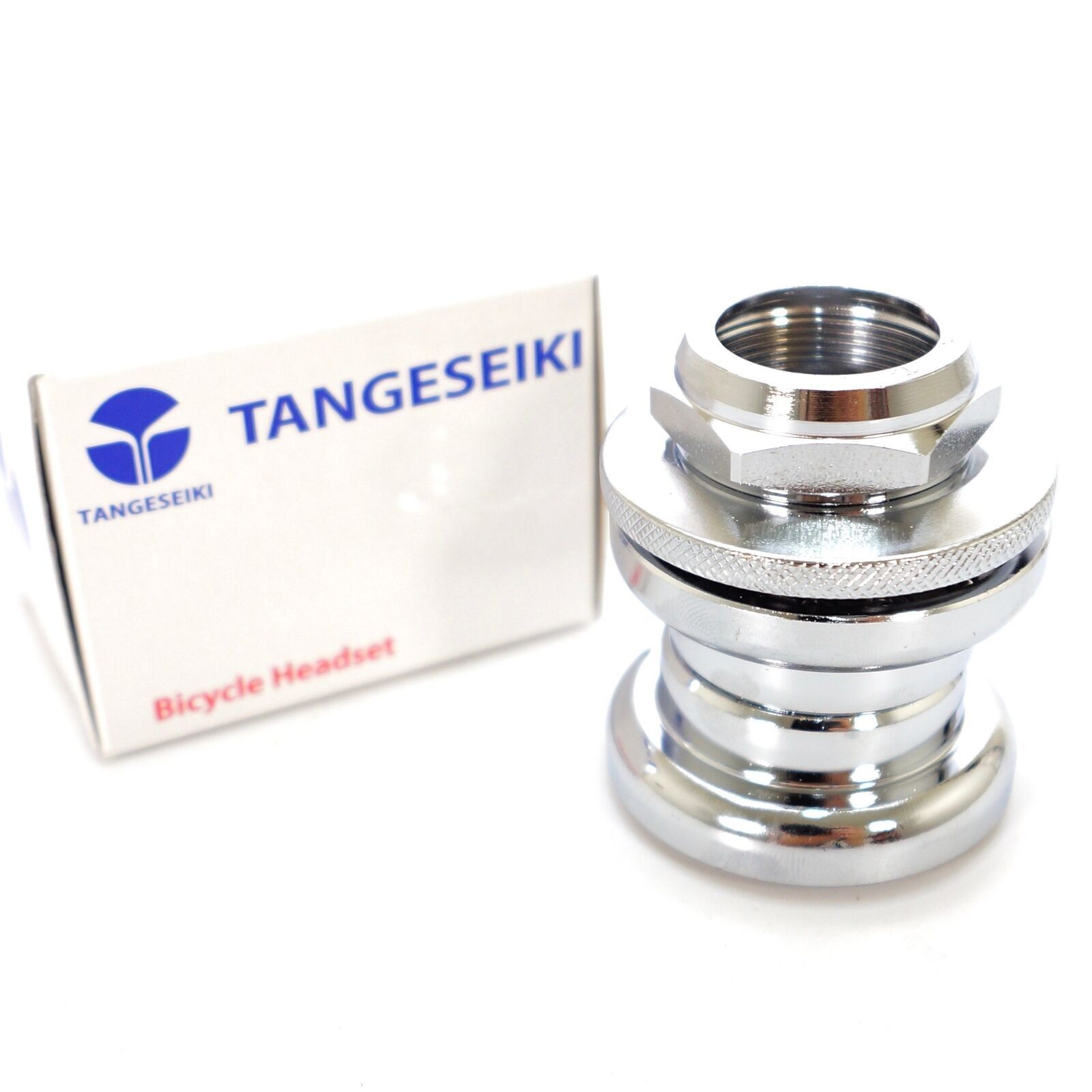 Tange AW-27  headset 1" threaded 32.7 cups 26.4mm Chrome Silver Old School BMX
