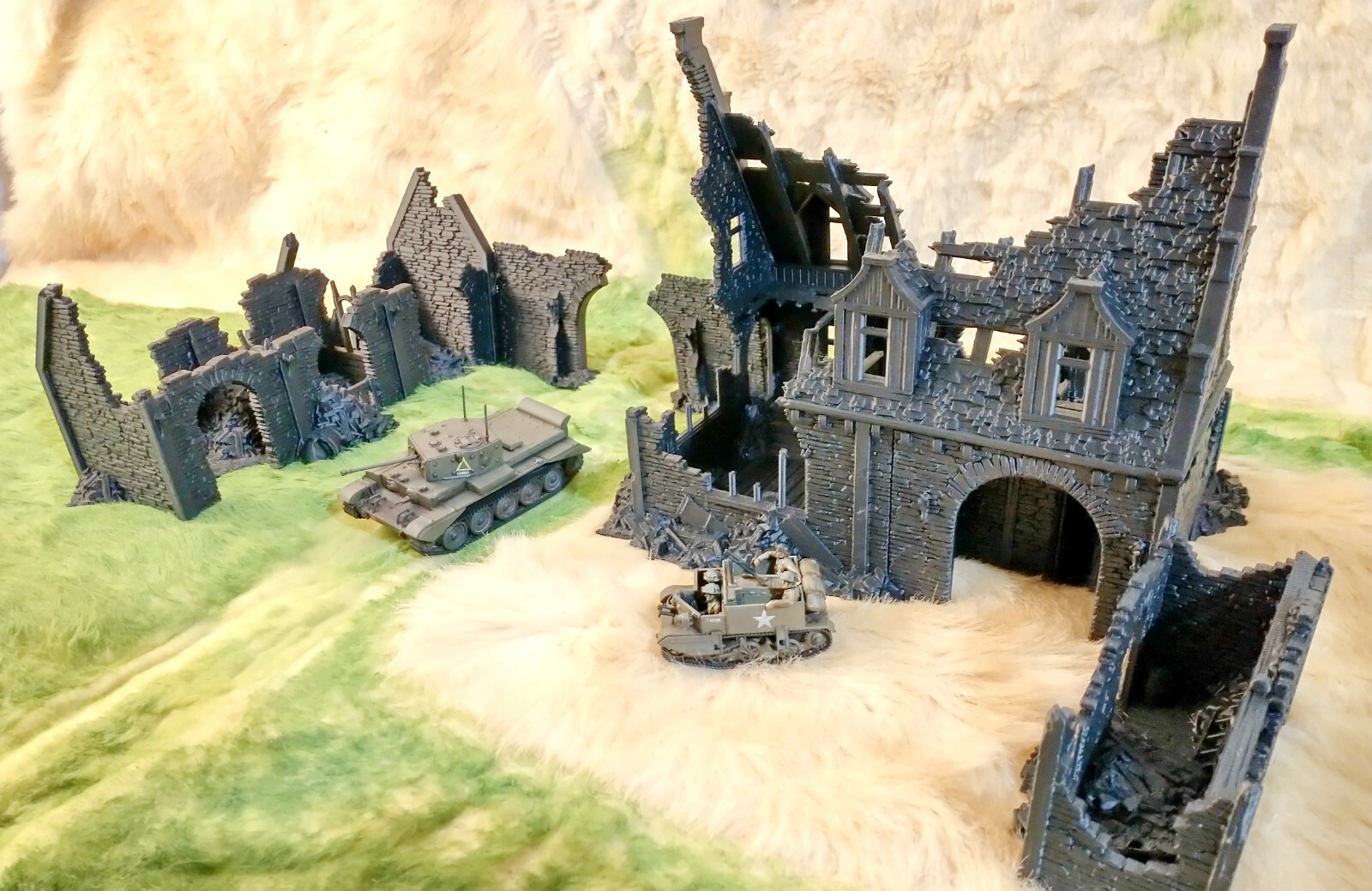 Grimdale Roadside Inn 28mm Ruined Village Terrain D&D Warhammer Mordheim