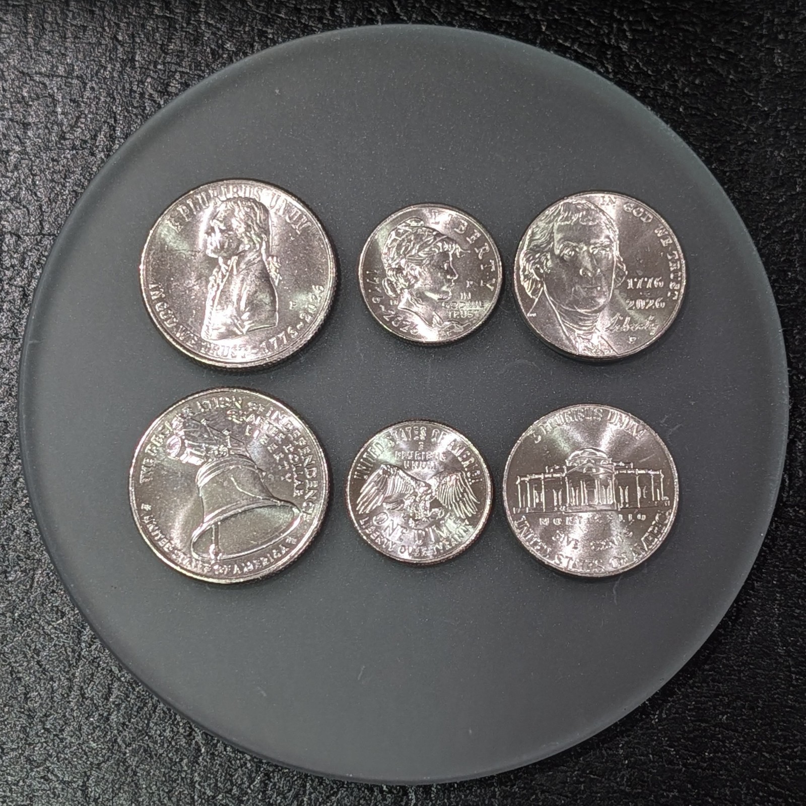 2026 P&D Declaration of Independence Quarter, Emerging Liberty Dime & Nickel