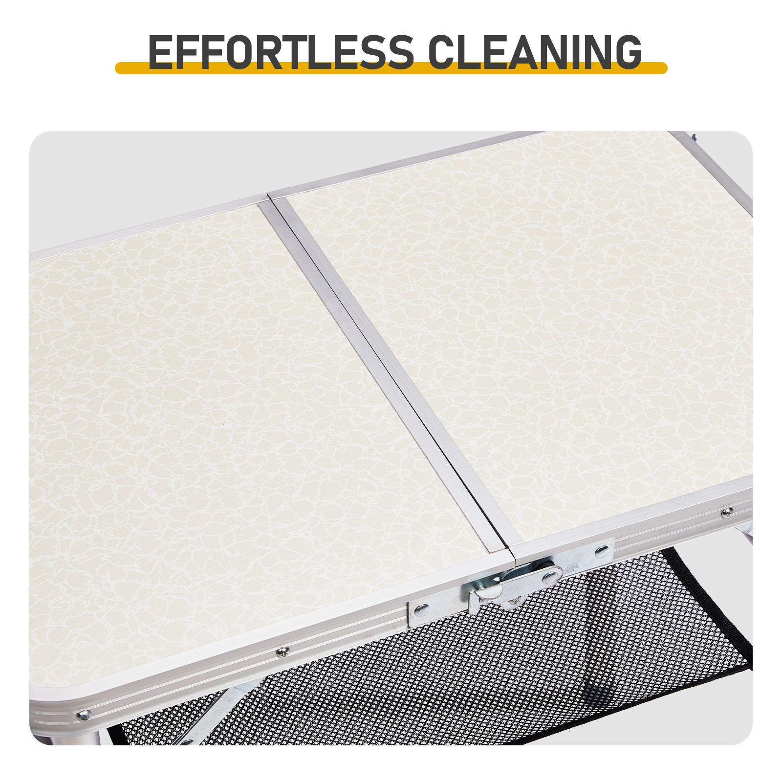 Sale Folding Camping Table, 2ft Portable Pinic Table with 3 Adjustable Height --