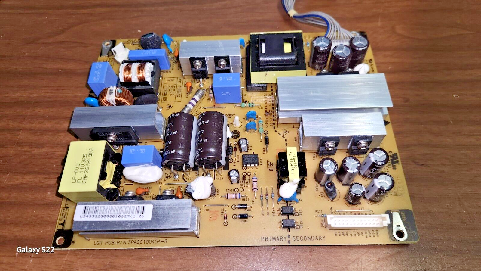 LG POWER SUPPLY BOARD EAY62308801 PULLED FROM MODEL 32LK330-UB.CUSDLH