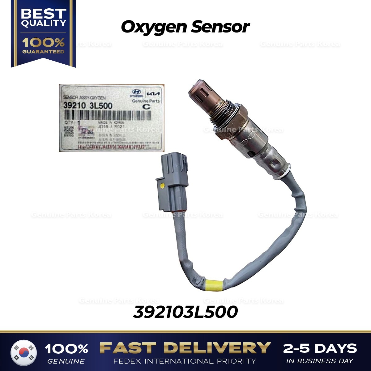 ⭐Genuine⭐ Oxygen Sensor 392103L500 for Hyundai Genesis G80 G90