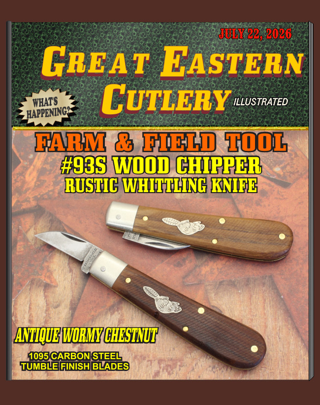 GEC, Farm & Field Tool, 930126S Wood Chipper knife. Wormy Chestnut!