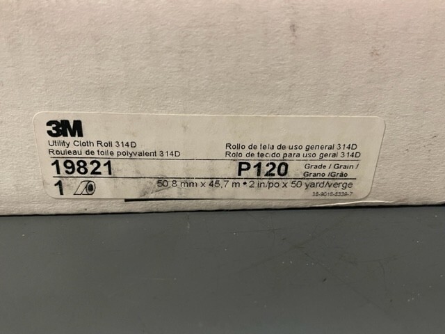 3M Utility Cloth Roll 19821 314D P120