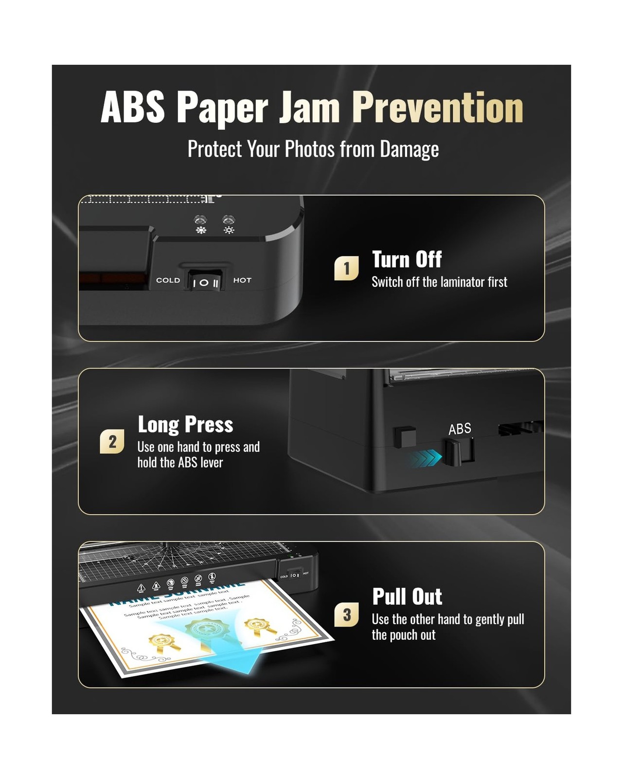 13in Laminator Machine with Sheets 50pcs + Paper Trimmer + Corner R... Fast Ship