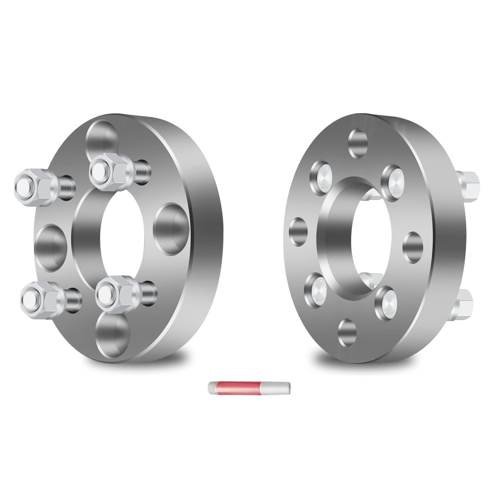2x 1 Inch 4x114.3 to 4x100 Wheel Spacers Adapters 12x1.5 Thread Pinch Fit Galant