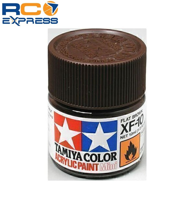 Tamiya Acrylic Mini XF10 Flat Brown TAM81710