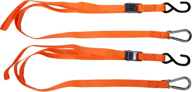 Fire Power Tie Downs 6 ft. L x 1" W Orange