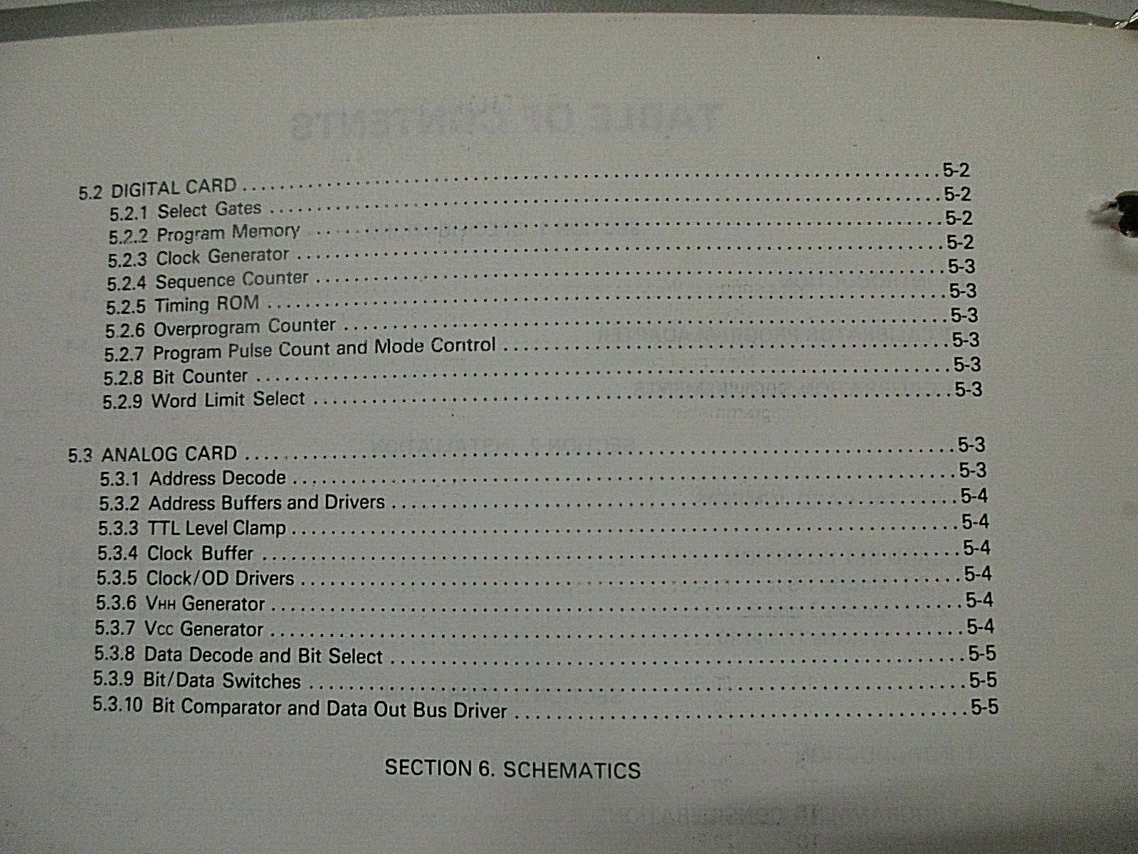 DATA I/O PAL PROGRAM CARD SET 909/919-1427 PROGRAMMING MANUAL