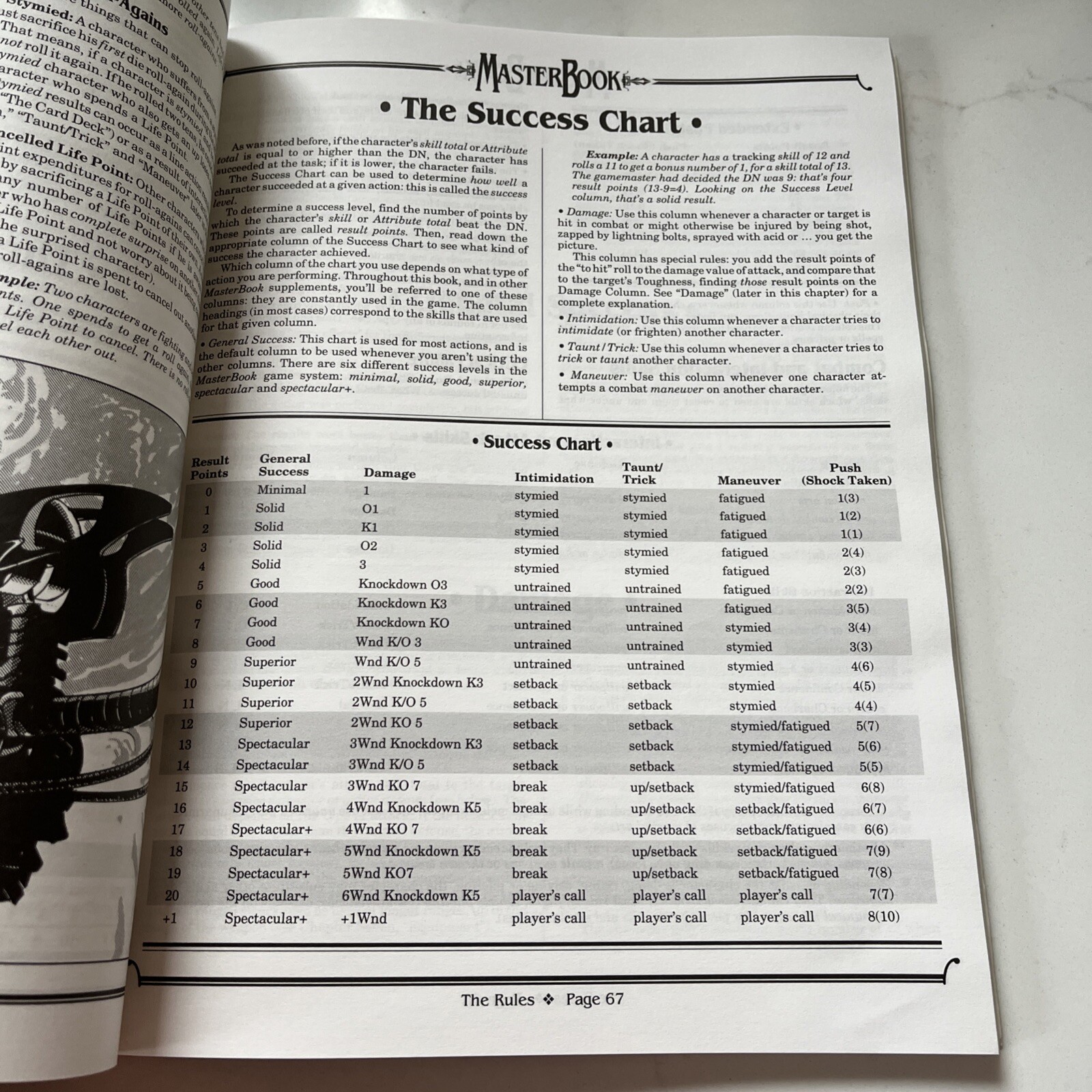 MASTERBOOK Roleplaying Guide West End Games