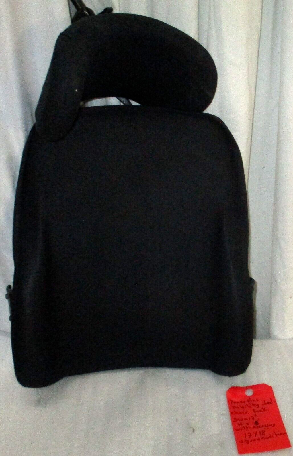 Power Plus Mobility Cushion back 17x18 INCH with Accessories VERY GOOD CONDITION