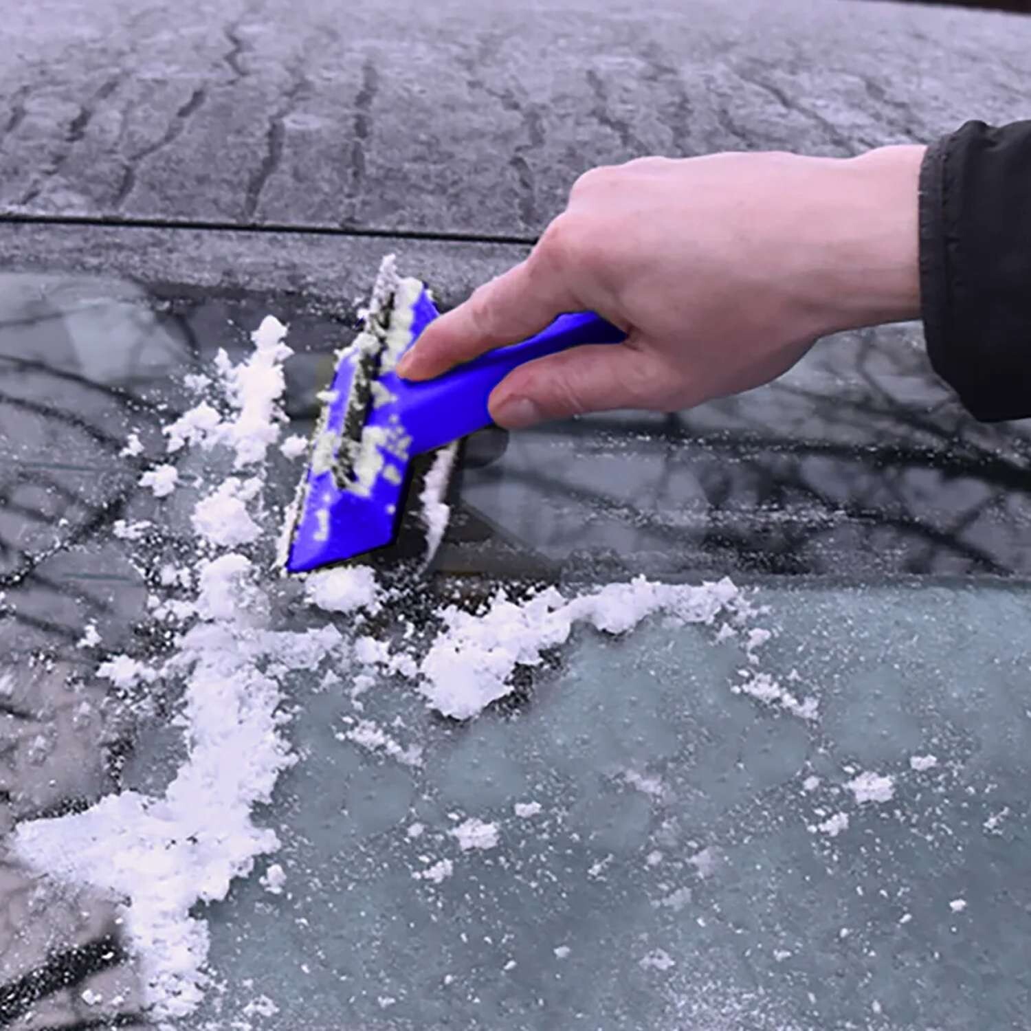 Goodyear Car Windscreen Ice Scraper Squeegee Sponge Ice and snow removal tool