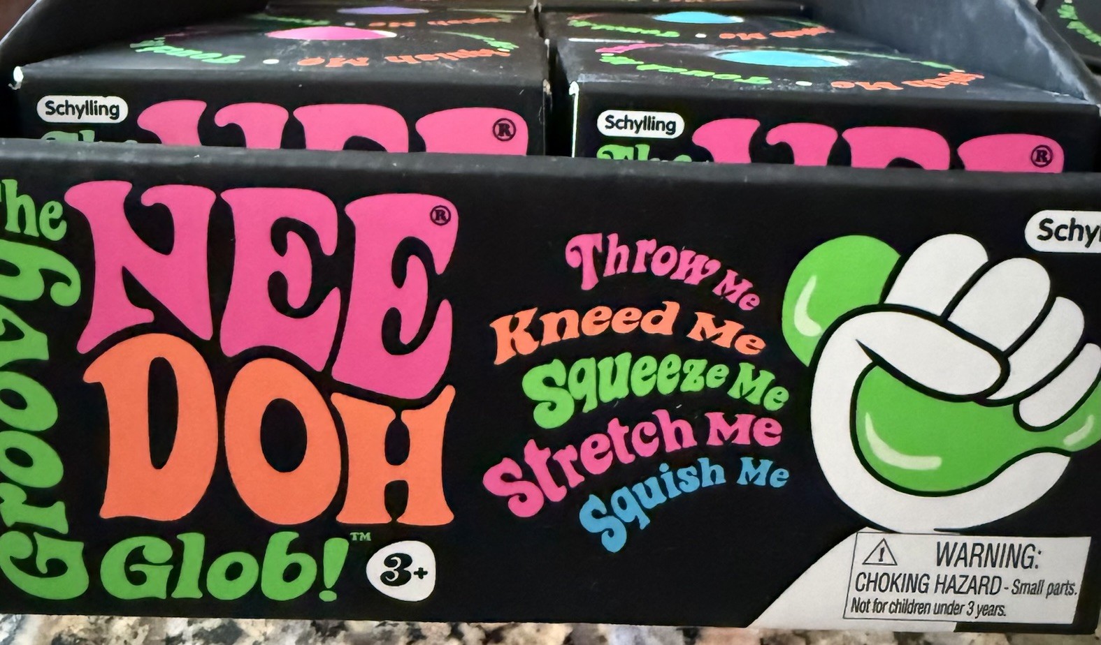 Viral NeeDoh Groovy Glob 12 Assorted Colors Display Box 🔥 AUTHENTIC SCHYLLING
