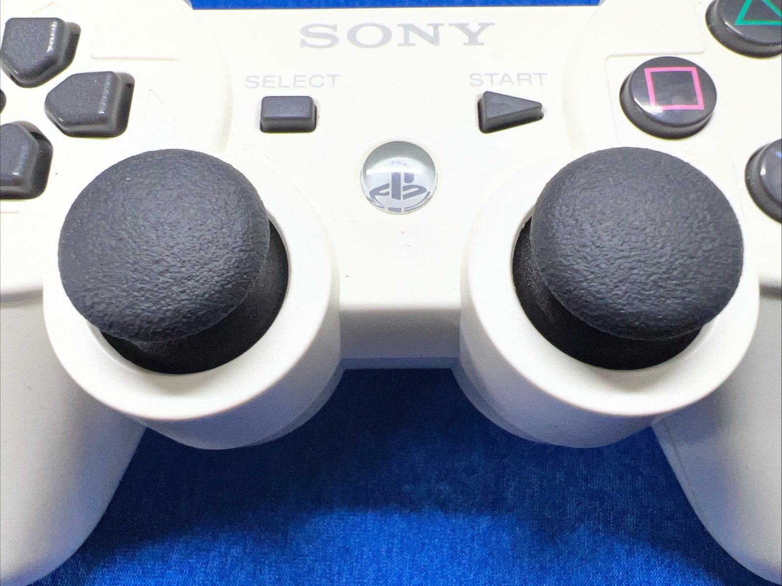 Sony PS3 DualShock 3 Wireless Controller – White OEM Original Tested