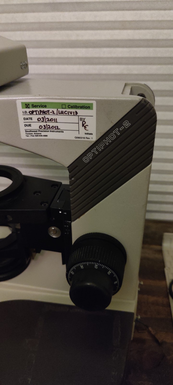 Nikon Optiphot 2 Trinocular Microscope (for parts)