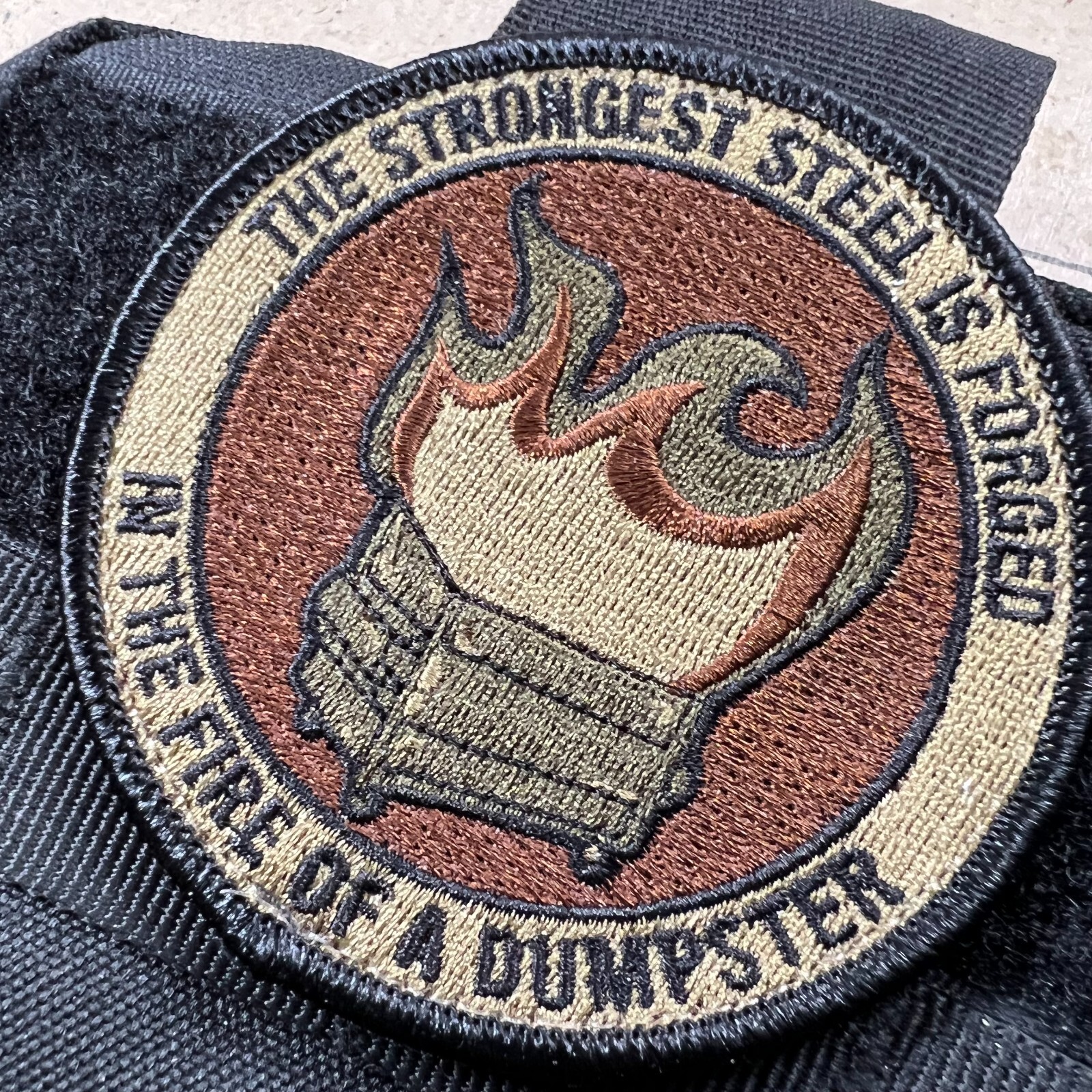 Dumpster Fire Morale Patch | OCP Embroidered