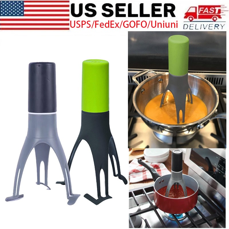 Automatic Pan Stirrer 3Stirring Long Nylon Legs The Unique Mixer Kitchen Utensil