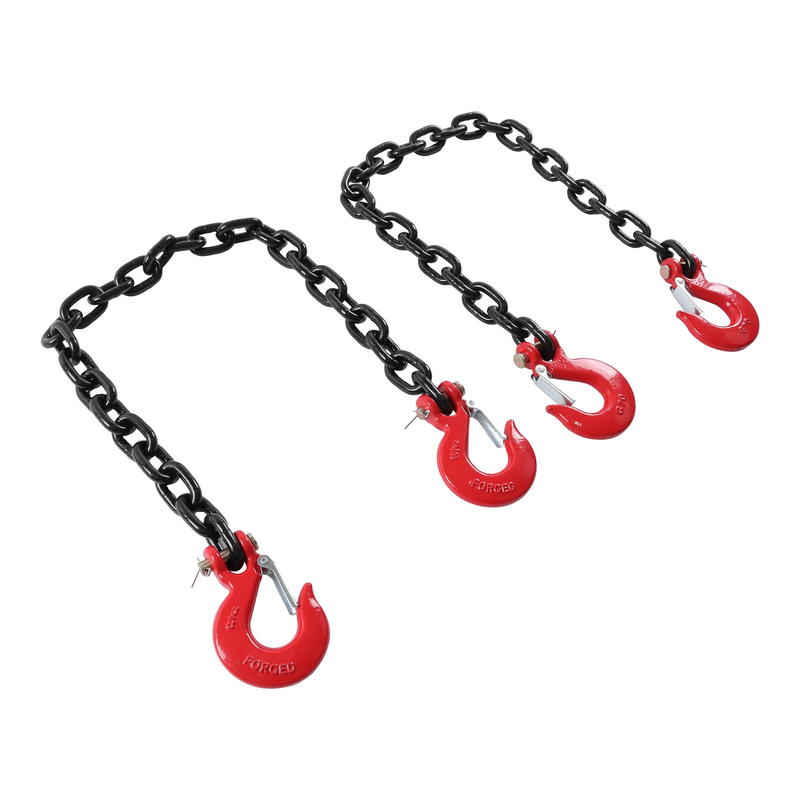 G80 Tow Chains Trailer Safety Chains With G70 3/8" × 36 " Double hook