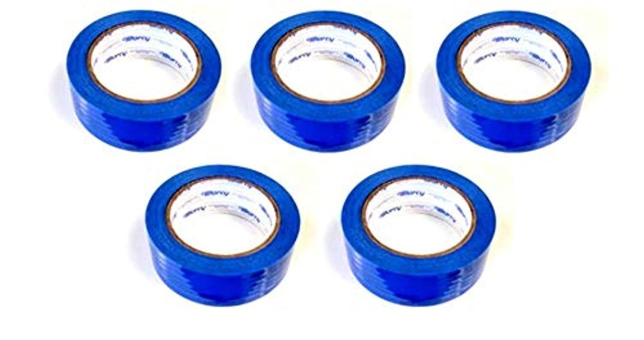 5 Rolls Molding Tape - All Weather, No Residue - 1.5" x 108' Blue PerForated (6"