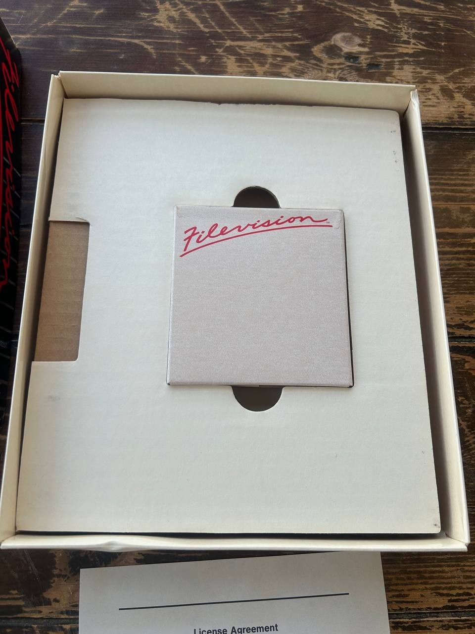 Vintage Filevision Macintosh Software Demo Copy w Box Manual & Disk
