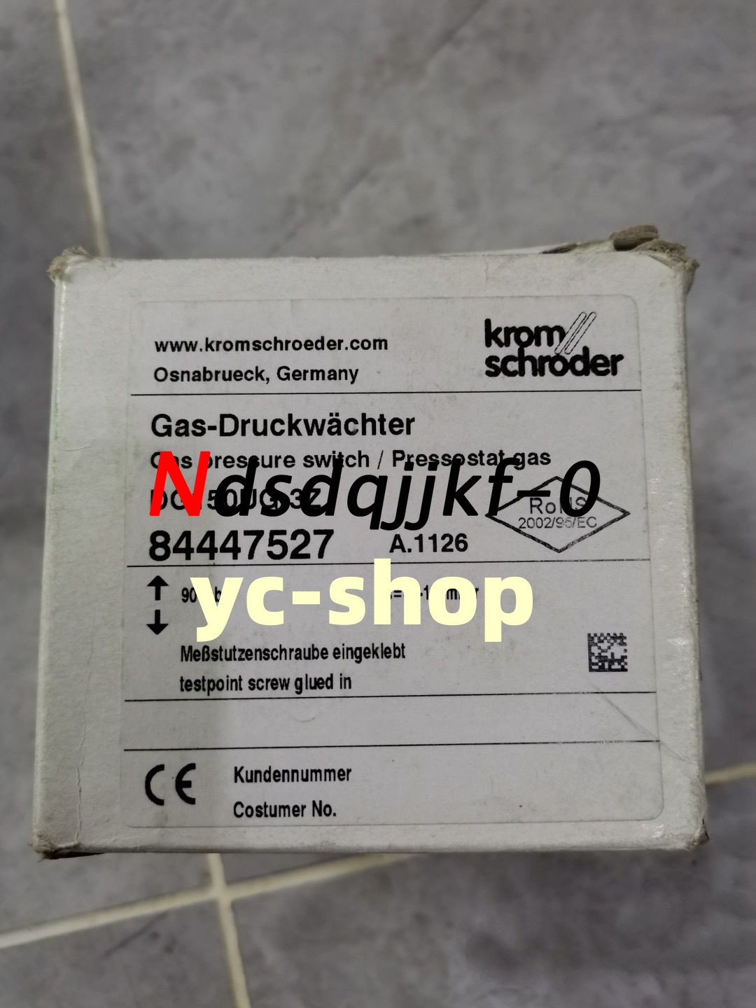 New DG150UG-3Z pressure switch Fast Shipping via FedEx or DHL