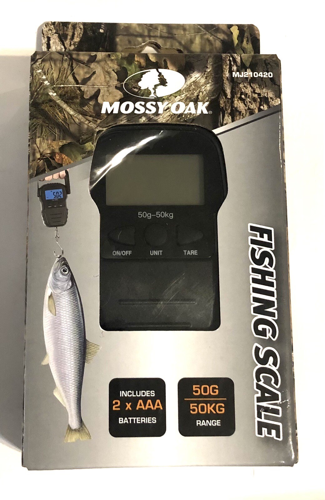 New Mossy Oak Fishing Scale 50g-50kg, MJ210420 Sealed Outdoor Hunting Camp Camo