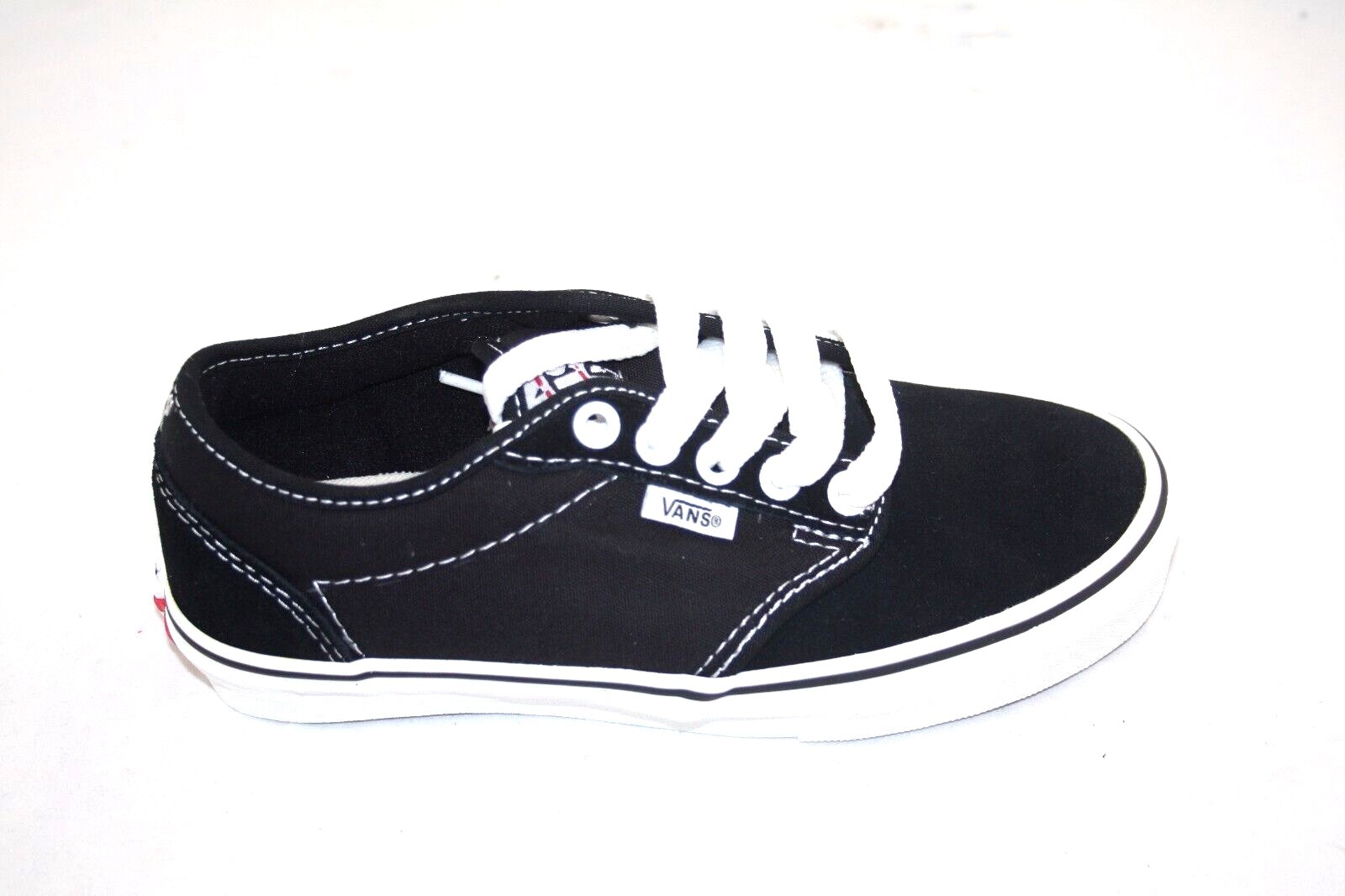 VANS ATWOOD SKATEBOARD SHOE BLACK/WHITE UNISEX ADULT
