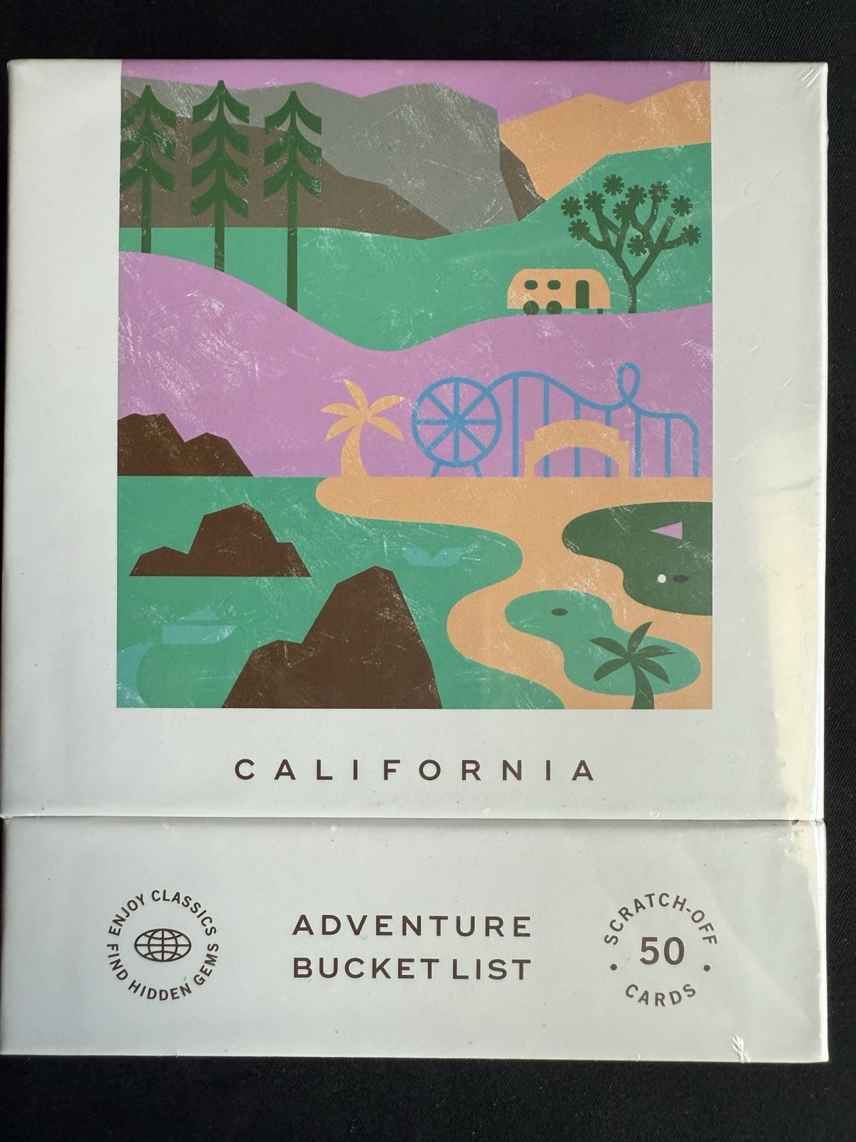 California Adventure Bucket List: 50 Scratch Off Cards Explore Travel