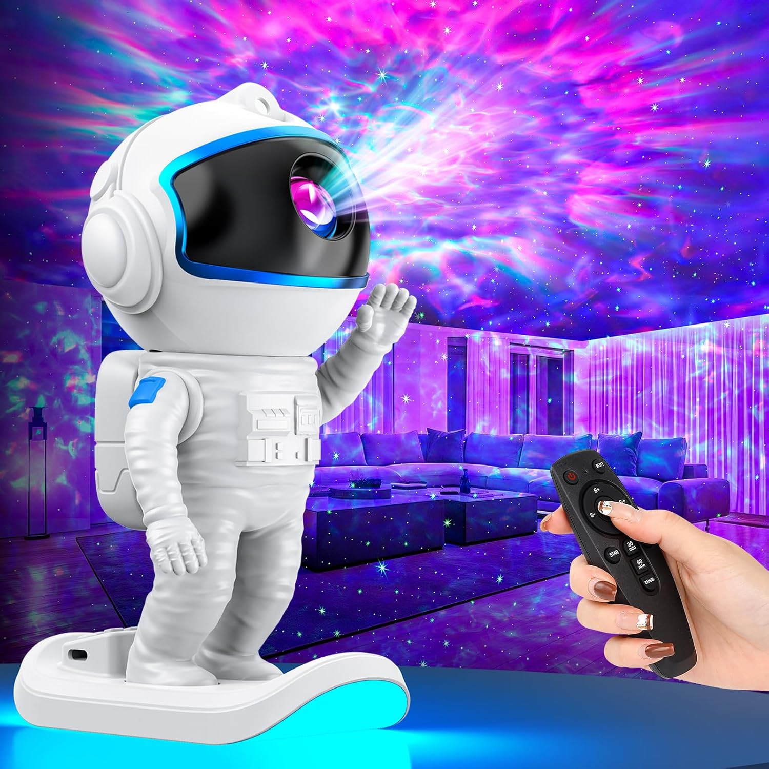 Astronaut Galaxy Projector, Star Night Light for Kids Bedroom | Galaxy Light Pro